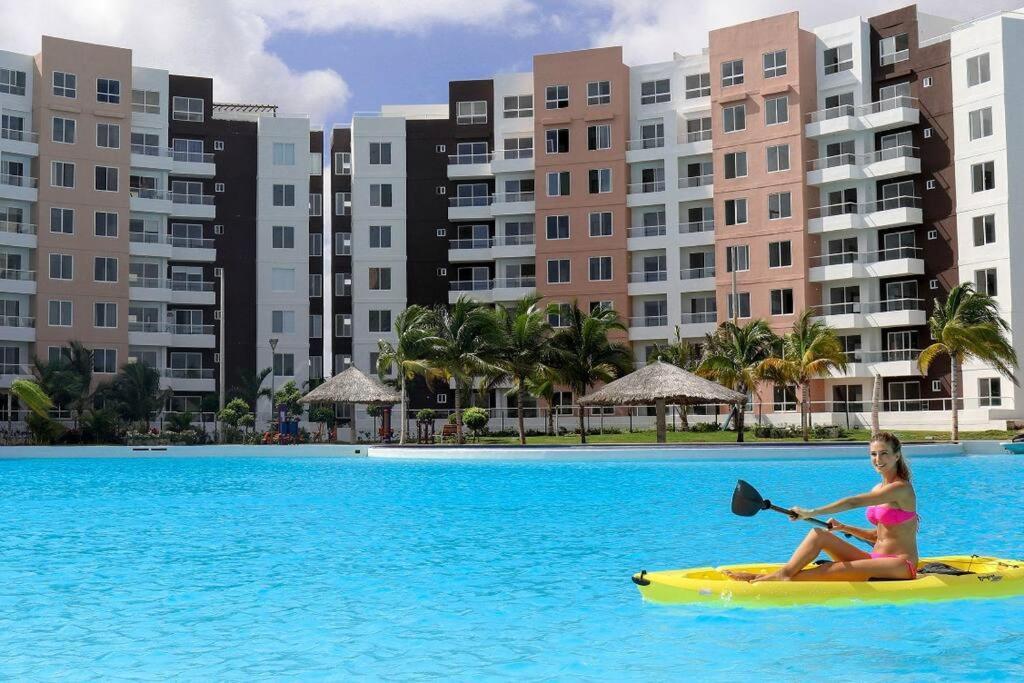 Departamento Con Laguna Artificial Cancun Exterior photo